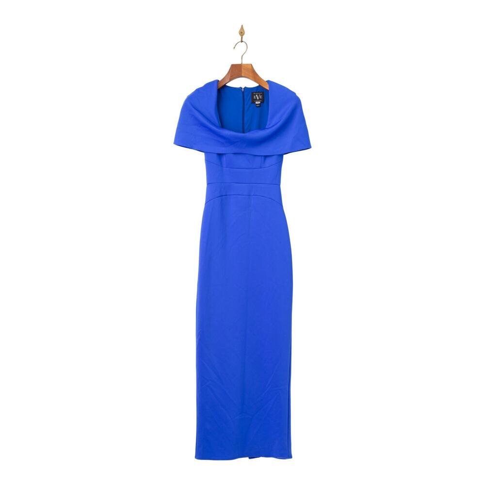 Black Halo Bernice Gown In Blue Size 2 — image 4 of 8